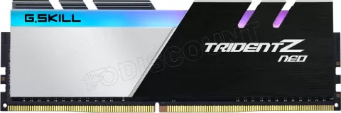 Photo de Kit Barrettes mémoire 32Go (2x16Go) DIMM DDR4 G.Skill Trident Z Neo RGB  3600Mhz (Noir/Blanc)