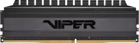 Photo de Kit Barrettes mémoire 32Go (2x16Go) DIMM DDR4 Patriot Viper 4 Blackout  3600Mhz (Noir)