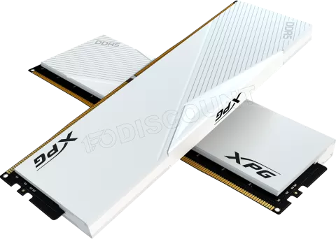Kit Barrettes mémoire 32Go (2x16Go) DIMM DDR5 Adata XPG Lancer 6000MHz ( Blanc) à prix bas