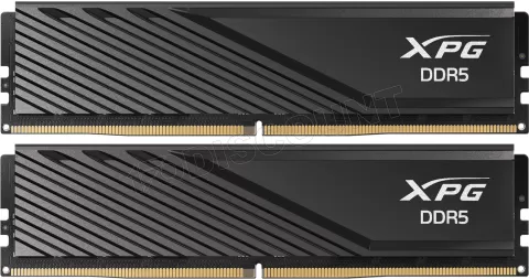Photo de Kit Barrettes mémoire 32Go (2x16Go) DIMM DDR5 Adata XPG Lancer Blade 6000MHz (Noir)