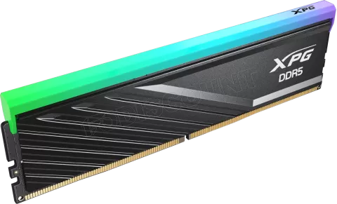 Photo de Kit Barrettes mémoire 32Go (2x16Go) DIMM DDR5 Adata XPG Lancer Blade RGB  6400MHz (Noir)