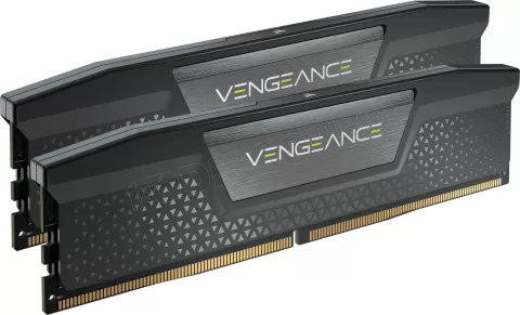 Photo de Kit Barrettes mémoire 32Go (2x16Go) DIMM DDR5 Corsair Vengeance 6000MHz CL30 AMD Expo (Noir)
