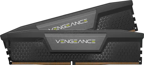 Photo de Kit Barrettes mémoire 32Go (2x16Go) DIMM DDR5 Corsair Vengeance 6000MHz CL36 (Noir)