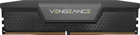 Photo de Kit Barrettes mémoire 32Go (2x16Go) DIMM DDR5 Corsair Vengeance 6000MHz CL36 (Noir)