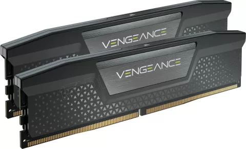 Photo de Kit Barrettes mémoire 32Go (2x16Go) DIMM DDR5 Corsair Vengeance 6000MHz CL40 (Noir)