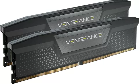 Photo de Kit Barrettes mémoire 32Go (2x16Go) DIMM DDR5 Corsair Vengeance 6400MHz (Noir)