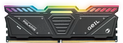 Photo de Kit Barrettes mémoire 32Go (2x16Go) DIMM DDR5 GeIL Polaris RGB 6000Mhz AMD Expo (Noir)