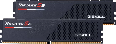 Photo de Kit Barrettes mémoire 32Go (2x16Go) DIMM DDR5 G.Skill Ripjaws S5  5200MHz (Noir)