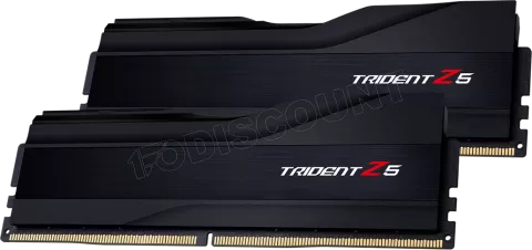 Photo de Kit Barrettes mémoire 32Go (2x16Go) DIMM DDR5 G.Skill Trident Z5  6000MHz (Noir) CL36