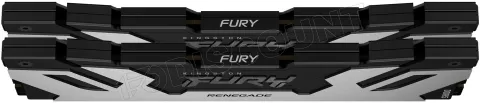 Photo de Kit Barrettes mémoire 32Go (2x16Go) DIMM DDR5 Kingston Fury Renegade  6400MHz (Noir)