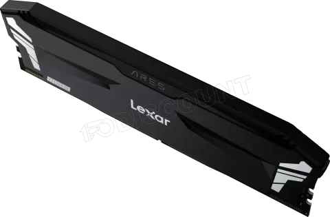 Photo de Kit Barrettes mémoire 32Go (2x16Go) DIMM DDR5 Lexar Ares OC 6000MHz (Noir)