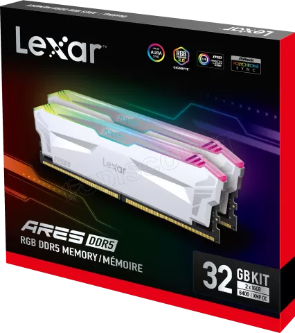 Mémoire RAM - LEXAR - Ares DDR5 - 16Go - 4800Mhz Mémoire UDIMM avec  heatsink - (LD5DU016G-R4800GS2A) - Cdiscount Informatique