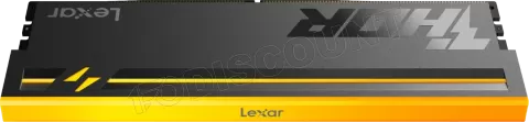 Photo de Kit Barrettes mémoire 32Go (2x16Go) DIMM DDR5 Lexar Thor 2nd Gen RGB 6000MHz CL38 (Noir)