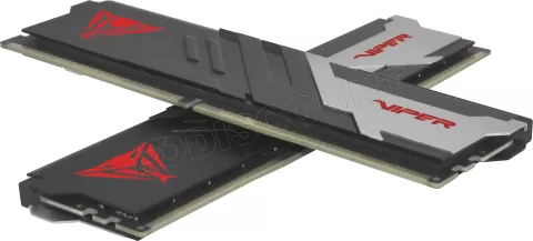 Photo de Kit Barrettes mémoire 32Go (2x16Go) DIMM DDR5 Patriot Viper Venom 5600MHz (Noir)