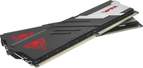 Photo de Kit Barrettes mémoire 32Go (2x16Go) DIMM DDR5 Patriot Viper Venom 6000MHz (Noir)