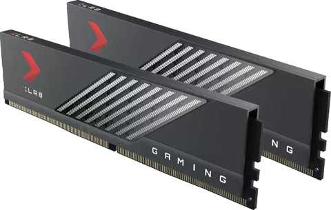 Photo de Kit Barrettes mémoire 32Go (2x16Go) DIMM DDR5 PNY XLR8 Gaming Mako 6400MHz (Noir)