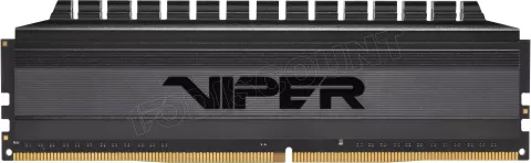 Photo de Kit Barrettes mémoire 8Go (2x4Go) DIMM DDR4 Patriot Viper 4 Blackout  3200Mhz (Noir)