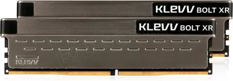Photo de Kit Barrettes mémoire RAM DDR4 16Go (2x8Go) Klevv BOLT XR Gaming  3600Mhz (Noir)