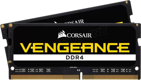 Photo de Kit Barrettes mémoire SODIMM DDR4 16Go (2x8Go) Corsair Vengeance  3000Mhz (Noir)