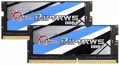 Photo de Kit Barrettes mémoire SODIMM DDR4 16Go (2x8Go) G.Skill RipJaws  2666Mhz (Noir)