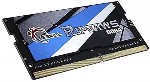 Photo de Kit Barrettes mémoire SODIMM DDR4 16Go (2x8Go) G.Skill RipJaws PC4-21300 (2666 Mhz) (Noir)
