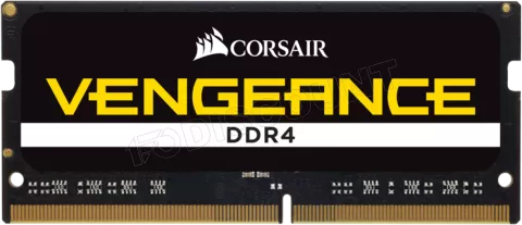 Photo de Kit Barrettes mémoire SODIMM DDR4 64Go (2x32Go) Corsair Vengeance  2933MHz (Noir)