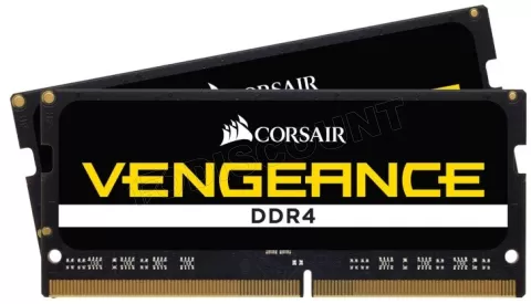 Photo de Kit Barrettes mémoire SODIMM DDR4 Corsair Vengeance  2667Mhz 16Go (2x8Go) (Noir)