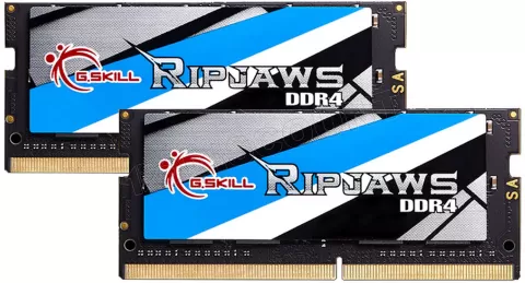 Photo de Kit Barrettes mémoire SODIMM DDR4 G.Skill RipJaws  2400Mhz 16Go (2x8Go) (Noir)