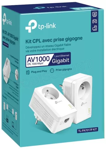 TP-Link TL-PA7017P KIT Adaptateur réseau CPL 1000 Mbit/s Ethernet