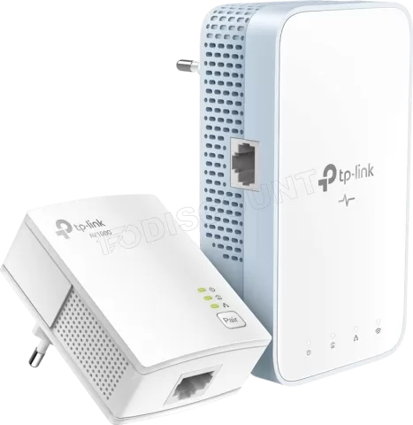 Photo de Kit de 2 Adaptateurs CPL + WiFi Tp-link TL-WPA7517 (AV1000)