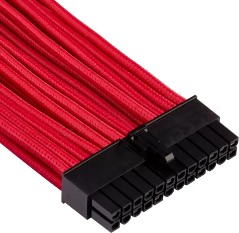 Photo de Kit de câbles modulaires Corsair Premium Pro (type 4 Gen.4) 60cm (Rouge)