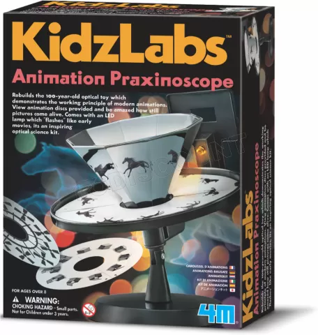 Photo de Kit de fabrication 4M KidzLabs pour Caroussel d'Animations