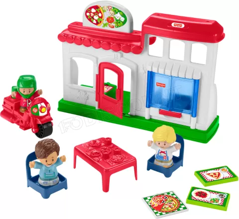 Photo de Kit de jeu Fisher-Price Little People ma petite Pizzeria
