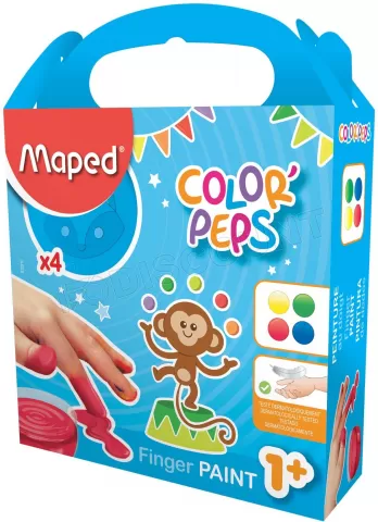 Kit Peinture au doigt Maped Color'Peps à prix bas