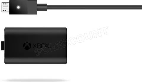 Kit Play & Charge Microsoft pour Manette XBox One (Noir) à prix bas