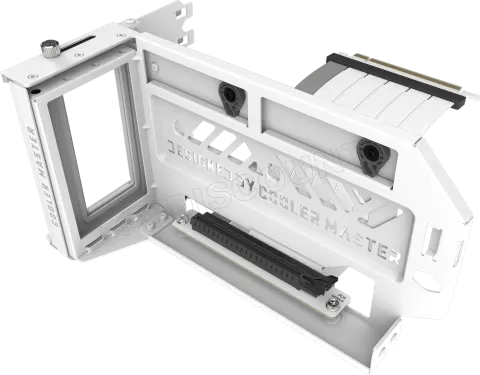 Photo de Kit Riser PCIe 4.0 16X Cooler Master V3 avec support vertical et nappe 16,5cm (Blanc)