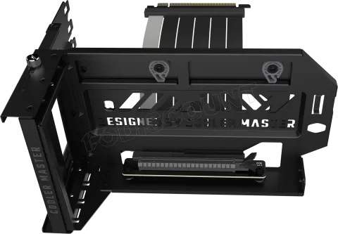Photo de Kit Riser PCIe 4.0 16X Cooler Master V3 avec support vertical et nappe 16,5cm (Noir)