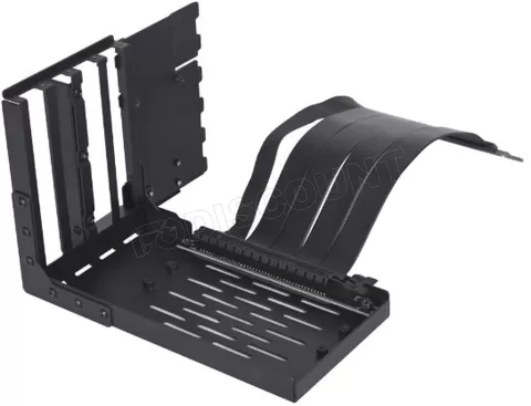 Photo de Kit Riser PCIe 4.0 16X Lian-Li avec support vertical et nappe 20cm (Noir)