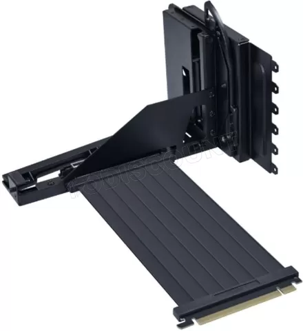 Photo de Kit Riser PCIe 5.0 16X Lian-Li V4 avec support vertical et nappe 20cm (Noir)