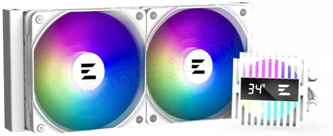Photo de Kit Waterccoling AIO Zalman Alpha2 V2 RGB - 240mm (Blanc)