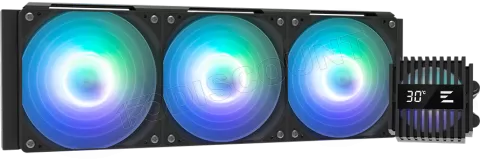 Photo de Kit Waterccoling AIO Zalman Alpha2 V2 RGB - 360mm (Noir)