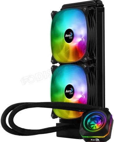 Photo de Kit Watercooling Aerocool Pulse L240F Halo RGB