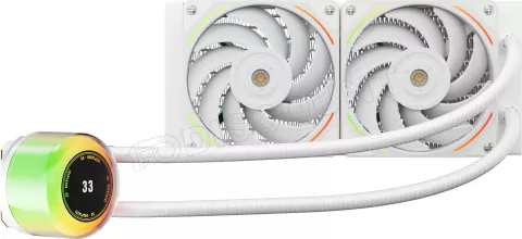 Photo de Kit Watercooling AIO 1stPlayer CC RGB - 240mm (Blanc)