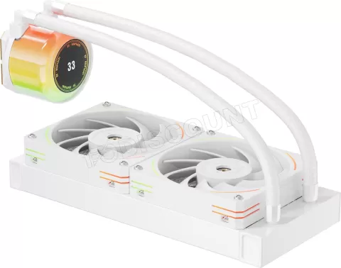 Photo de Kit Watercooling AIO 1stPlayer CC RGB - 240mm (Blanc)