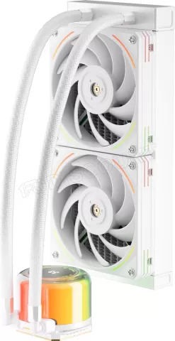 Photo de Kit Watercooling AIO 1stPlayer CC RGB - 240mm (Blanc)
