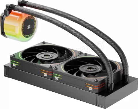 Photo de Kit Watercooling AIO 1stPlayer CC RGB - 240mm (Noir)