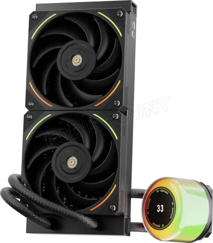 Photo de Kit Watercooling AIO 1stPlayer CC RGB - 240mm (Noir)