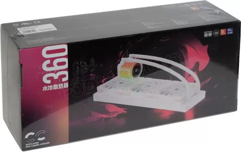 Photo de Kit Watercooling AIO 1stPlayer CC RGB - 360mm (Blanc)