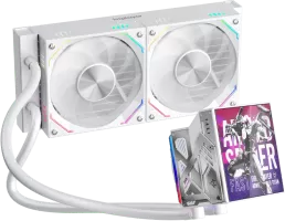 Photo de Kit Watercooling AIO 1stPlayer FT RGB - 240mm (Blanc)