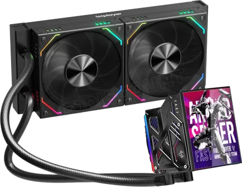 Photo de Kit Watercooling AIO 1stPlayer FT RGB - 240mm (Noir)